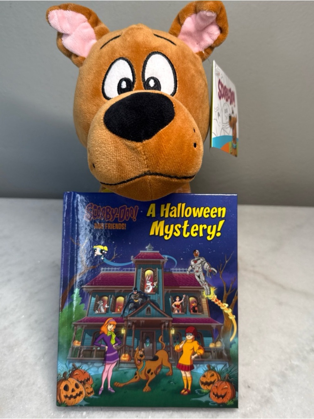 Scooby-Doo Plush Stuffed Animal with Book Kohl's Cares 9" New